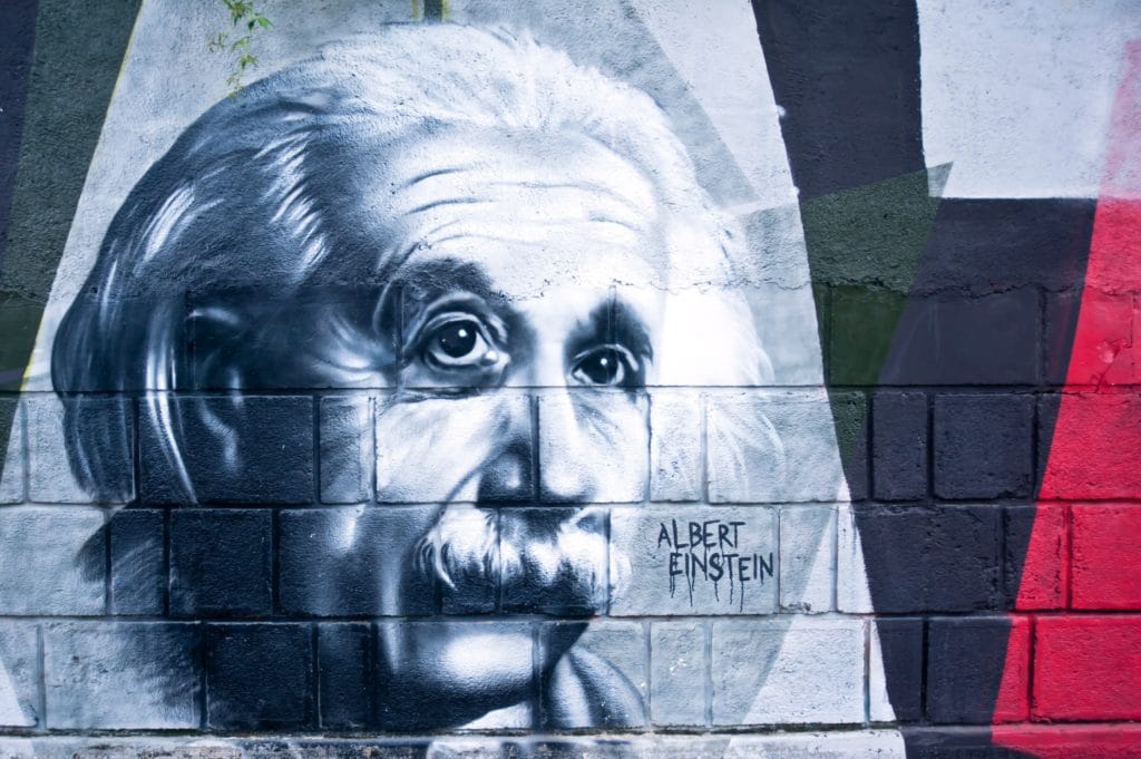Grafiti von A. Einstein
