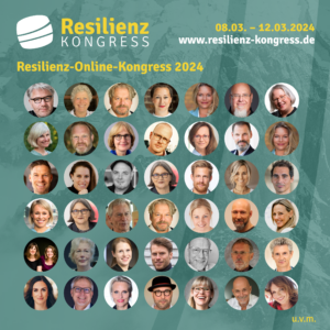 Resilienz Online Kongress 2024 Banner mit allen Speaker:innen